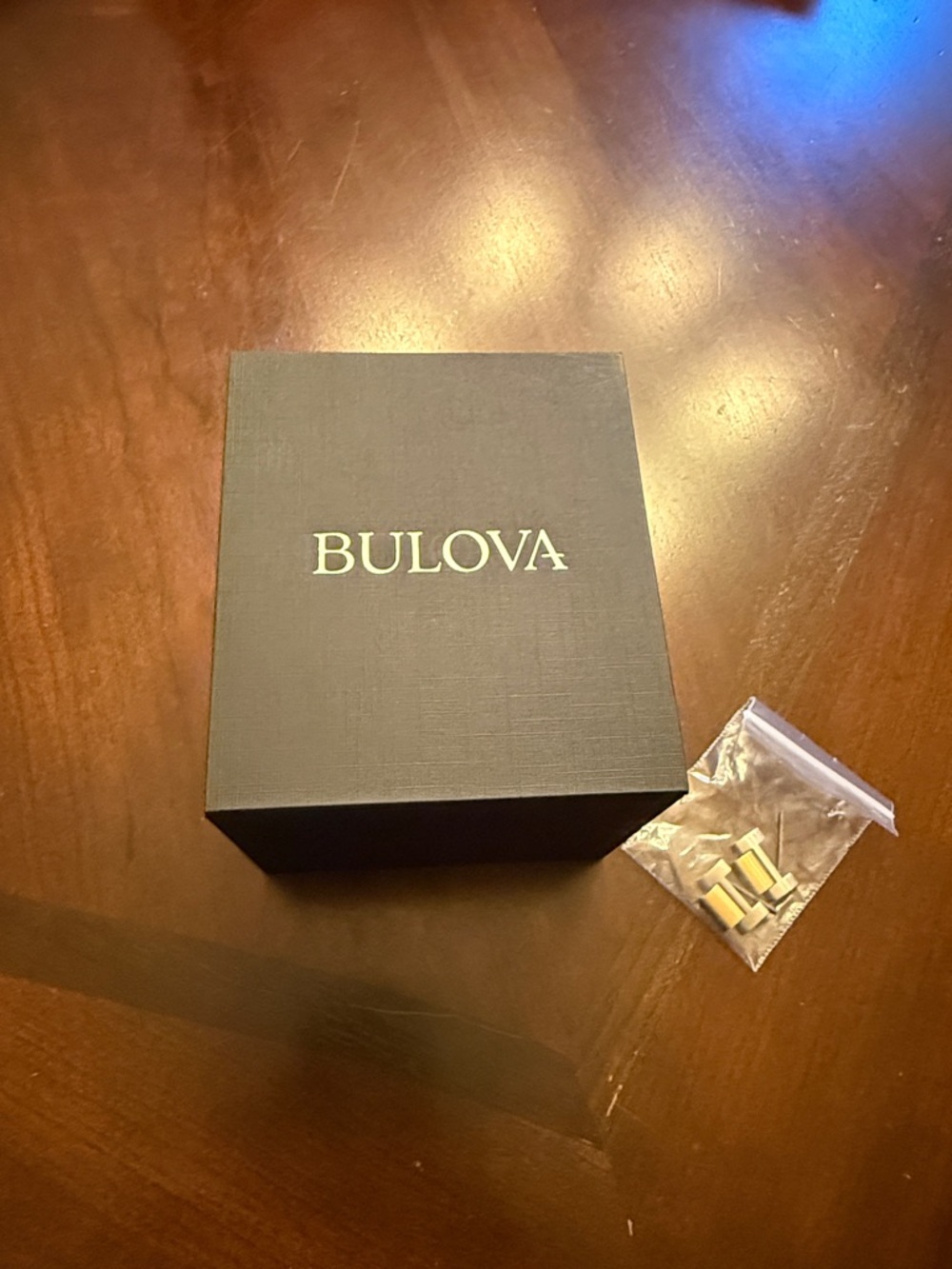 Bulova Gold and Blue Chronograph Bracelet Watch - Picture 10 of 11